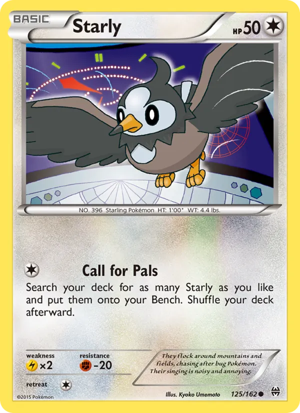 Kaart Starly uit BREAKthrough, nummer 125/162