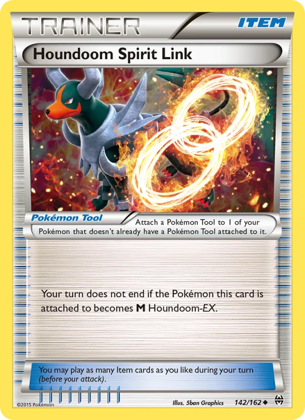 Kaart Houndoom Spirit Link uit BREAKthrough, nummer 142/162
