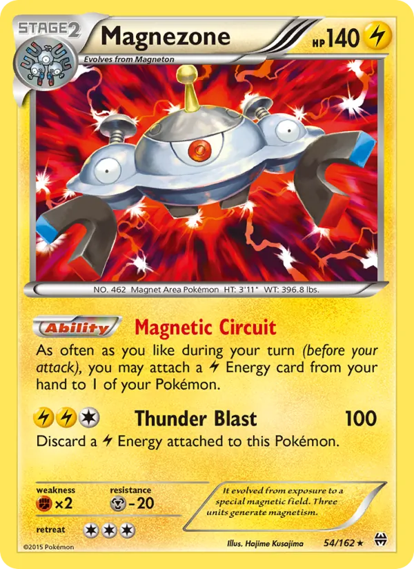 Kaart Magnezone uit BREAKthrough, nummer 54/162
