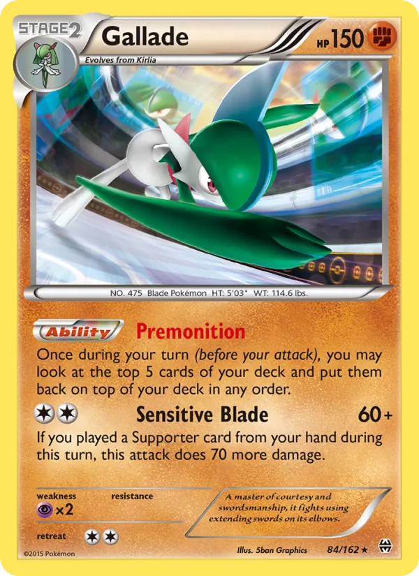 Kartu Gallade dari BREAKthrough, nomor 84/162