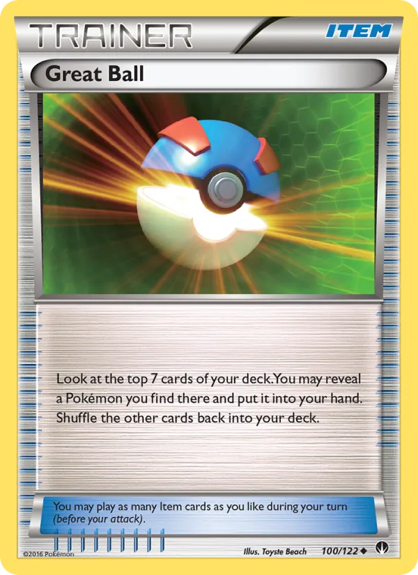 Kartu Great Ball dari BREAKpoint, nomor 100/122
