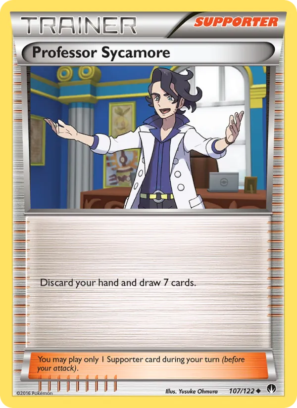 Kaart Professor Sycamore uit BREAKpoint, nummer 107/122