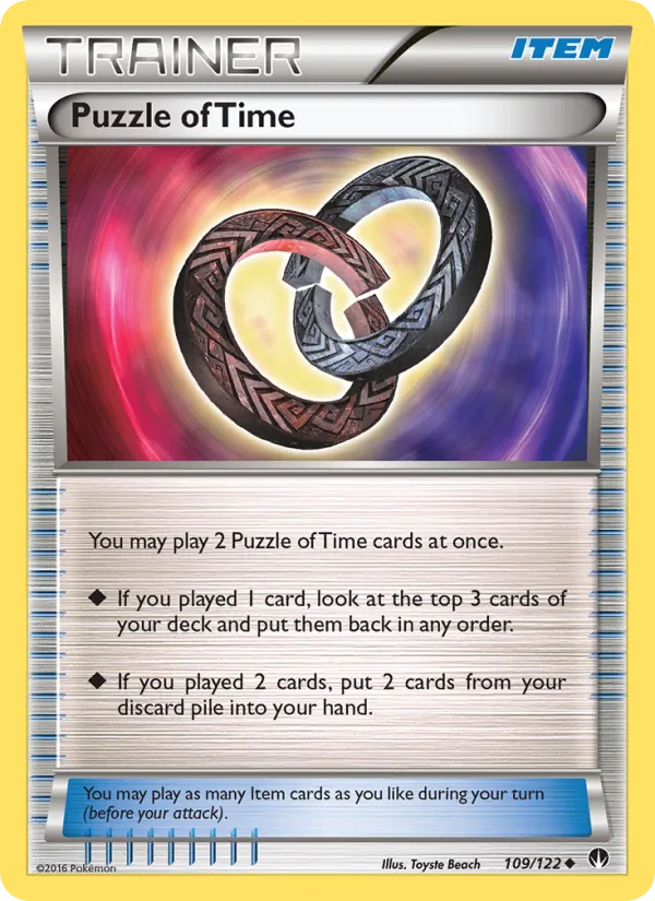 Kaart Puzzle of Time uit BREAKpoint, nummer 109/122