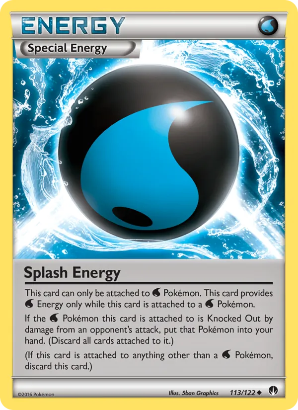 Kaart Splash Energy uit BREAKpoint, nummer 113/122