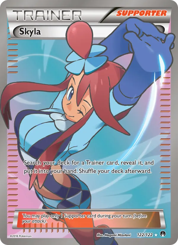 Skyla card from BREAKpoint, number 122/122