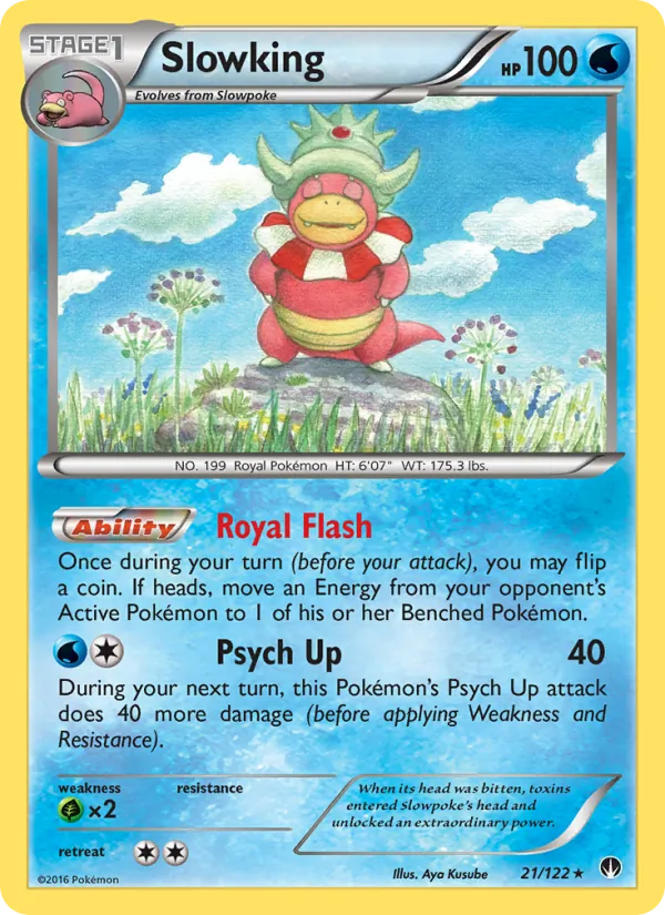 Kartu Slowking dari BREAKpoint, nomor 21/122