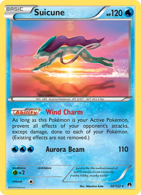 Kaart Suicune uit BREAKpoint, nummer 30/122