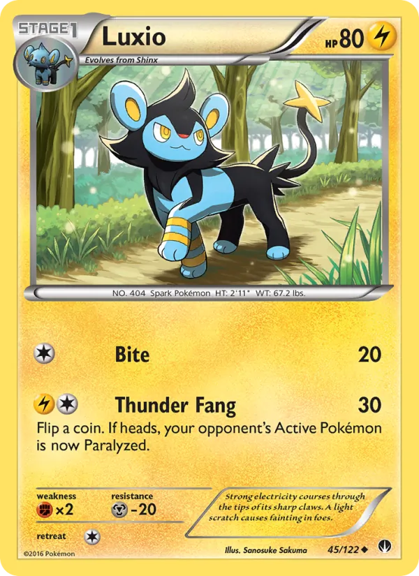 Kartu Luxio dari BREAKpoint, nomor 45/122
