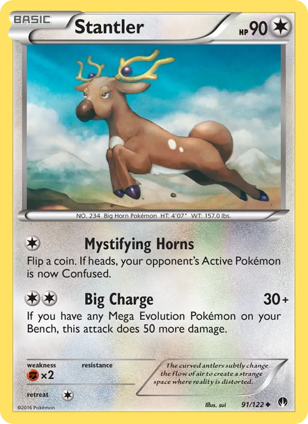 Kaart Stantler uit BREAKpoint, nummer 91/122