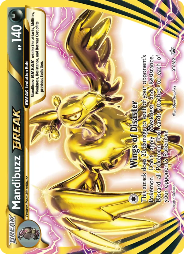 Kartu Mandibuzz BREAK dari XY Black Star Promos, nomor XY182/211