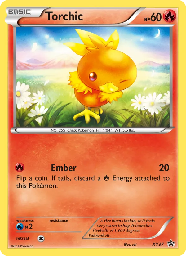 Kaart Torchic uit XY Black Star Promos, nummer XY37/211