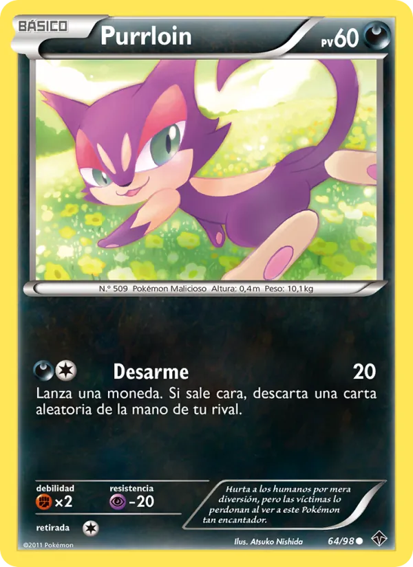 Carta Purrloin de la expansión Fuerzas Emergentes, número 64/98