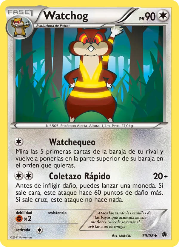 Carta Watchog de la expansión Fuerzas Emergentes, número 79/98