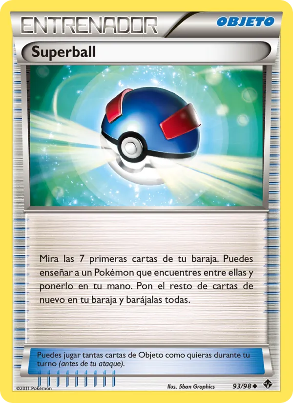Carta Superball de la expansión Fuerzas Emergentes, número 93/98