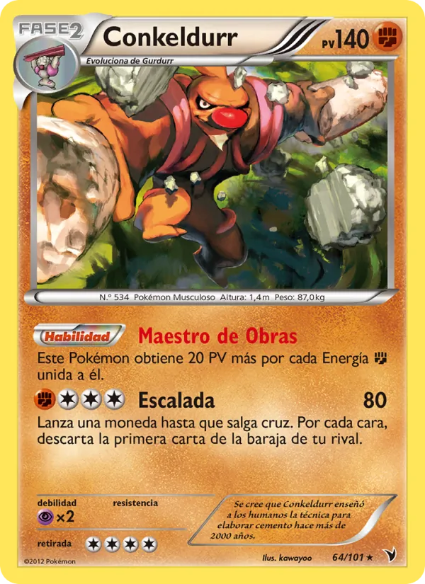 Carta Conkeldurr de la expansión Nobles Victorias, número 64/101