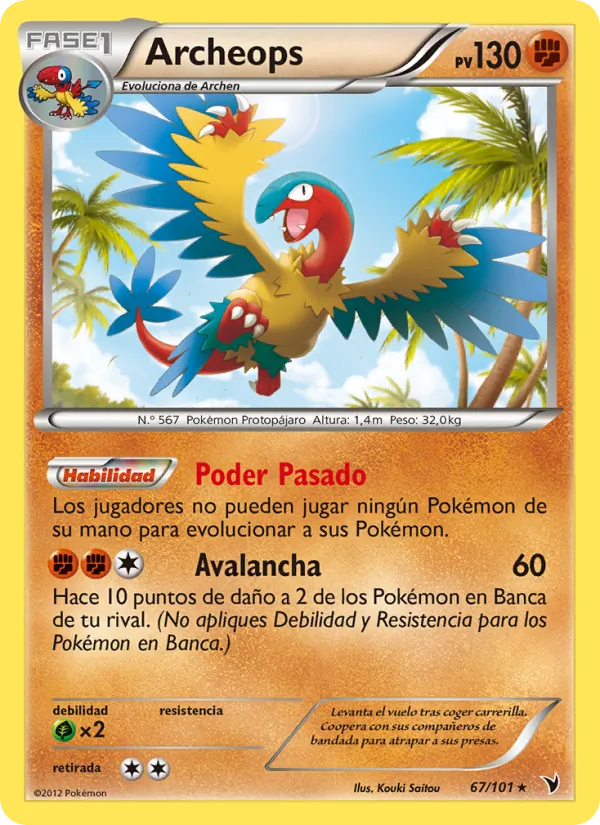Carta Archeops de la expansión Nobles Victorias, número 67/101