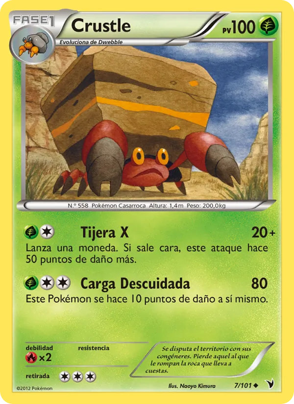 Carta Crustle de la expansión Nobles Victorias, número 7/101