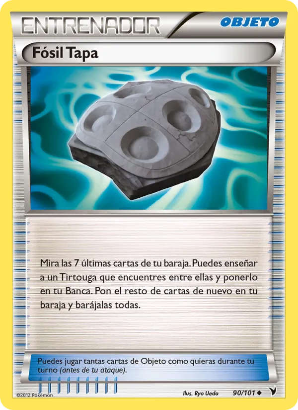 Carta Fósil Tapa de la expansión Nobles Victorias, número 90/101
