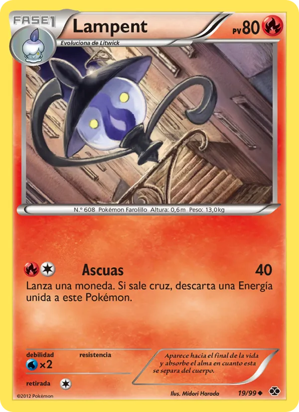 Carta Lampent de la expansión Próximos Destinos, número 19/99