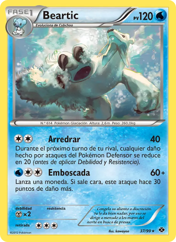 Carta Beartic de la expansión Próximos Destinos, número 37/99