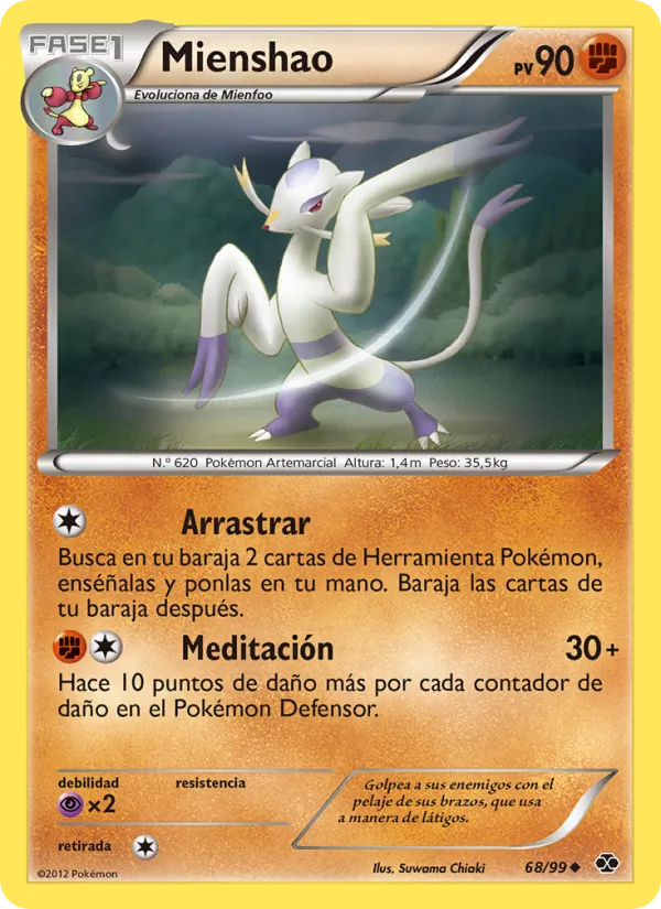 Carta Mienshao de la expansión Próximos Destinos, número 68/99