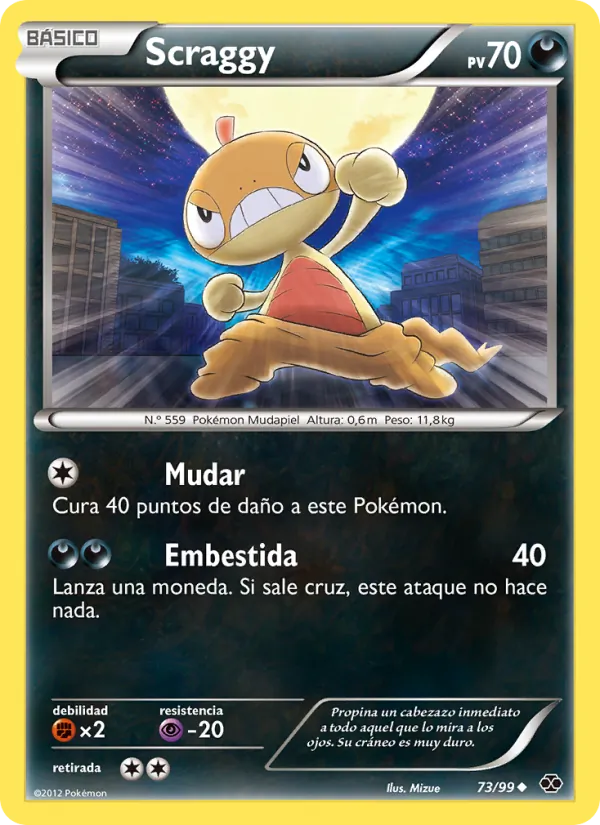 Carta Scraggy de la expansión Próximos Destinos, número 73/99