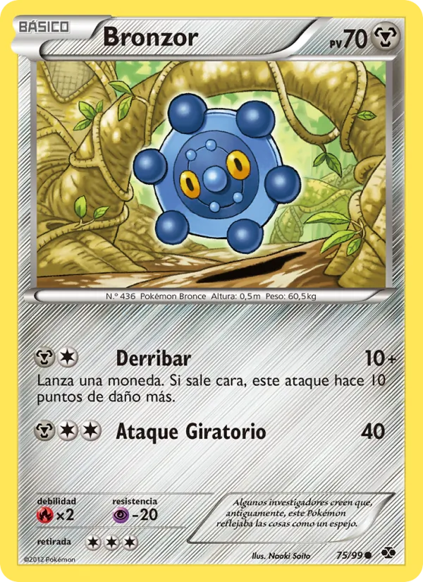 Carta Bronzor de la expansión Próximos Destinos, número 75/99