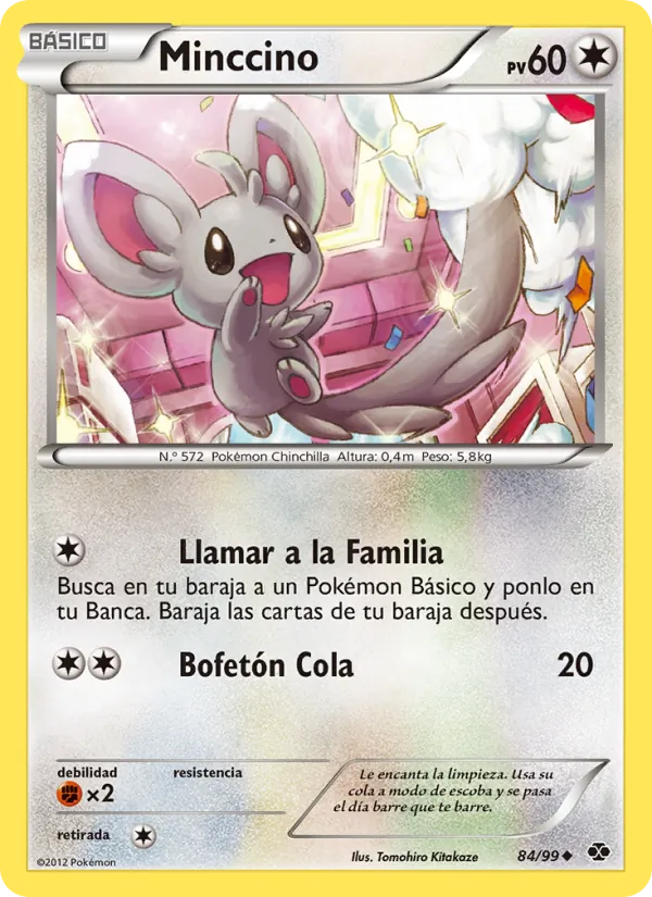 Carta Minccino de la expansión Próximos Destinos, número 84/99
