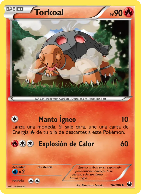 Carta Torkoal de la expansión Oscuros Exploradores, número 18/108