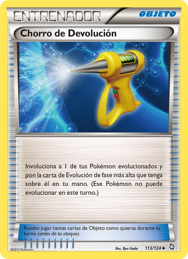 Carta Chorro de Devolución de la expansión Dragones Majestuosos, número 113/124
