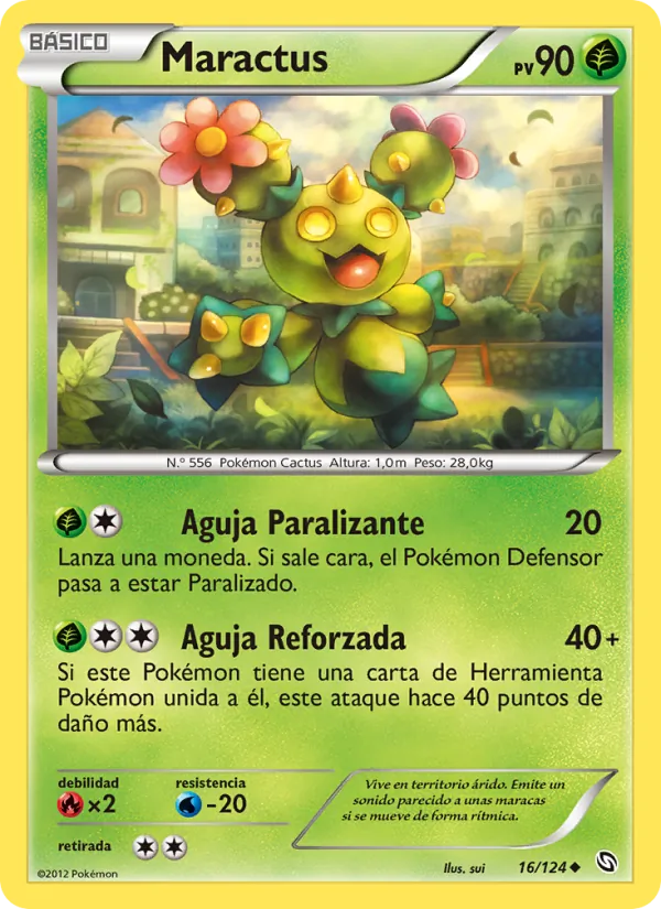 Carta Maractus de la expansión Dragones Majestuosos, número 16/124