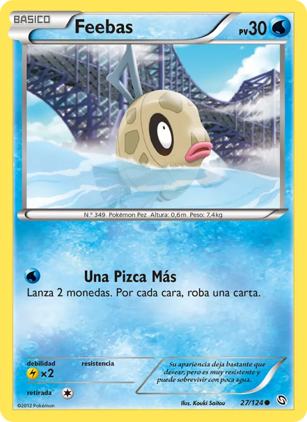 Carta Feebas de la expansión Dragones Majestuosos, número 27/124