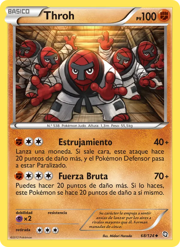 Carta Throh de la expansión Dragones Majestuosos, número 68/124