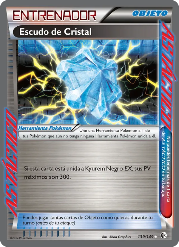 Carta Escudo de Cristal de la expansión Fronteras Cruzadas, número 139/149