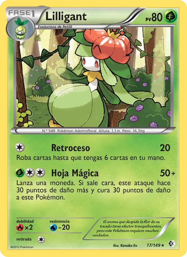 Carta Lilligant de la expansión Fronteras Cruzadas, número 17/149