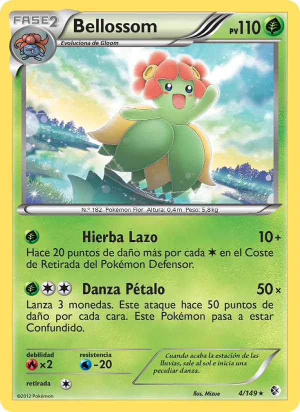 Carta Bellossom de la expansión Fronteras Cruzadas, número 4/149