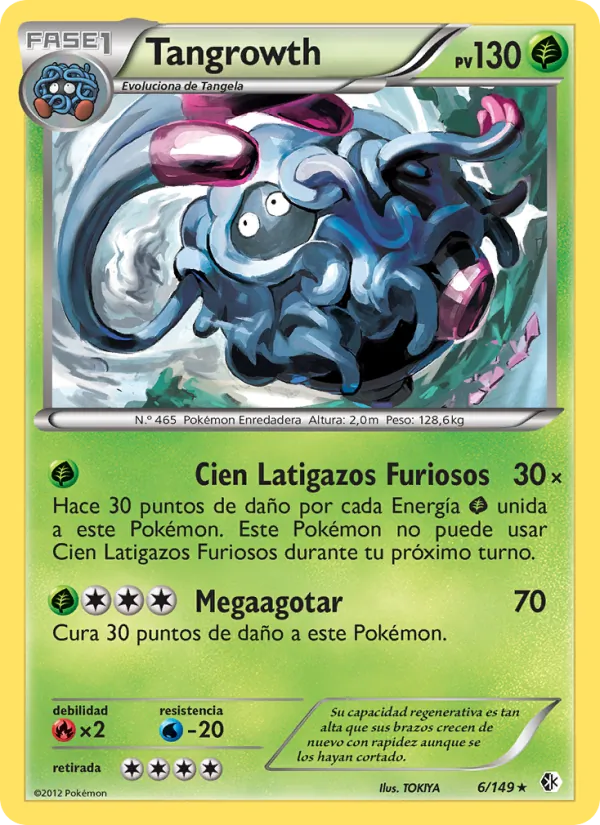 Carta Tangrowth de la expansión Fronteras Cruzadas, número 6/149