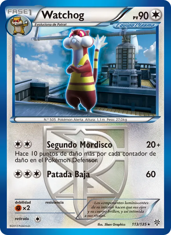 Carta Watchog de la expansión Tormenta Plasma, número 113/135