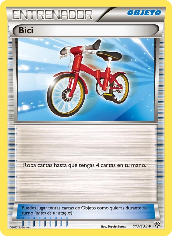 Carta Bici de la expansión Tormenta Plasma, número 117/135
