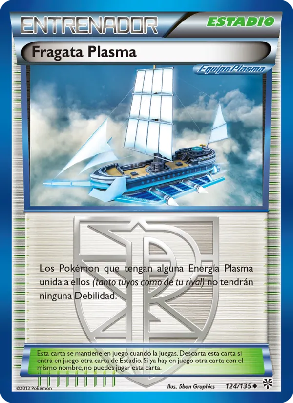 Carta Fragata Plasma de la expansión Tormenta Plasma, número 124/135