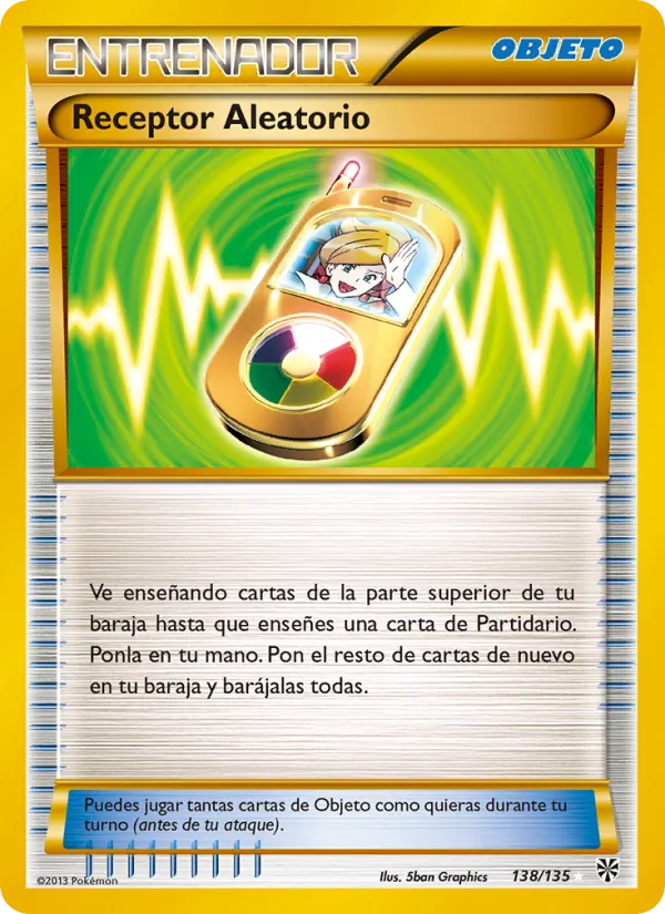 Carta Receptor Aleatorio de la expansión Tormenta Plasma, número 138/135