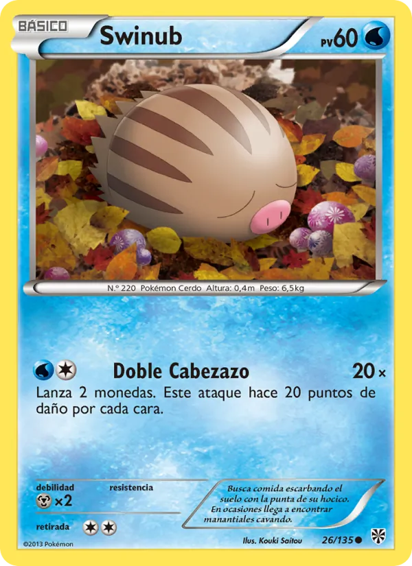 Carta Swinub de la expansión Tormenta Plasma, número 26/135