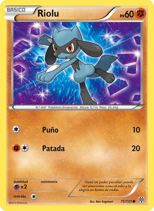 Carta Riolu de la expansión Tormenta Plasma, número 75/135