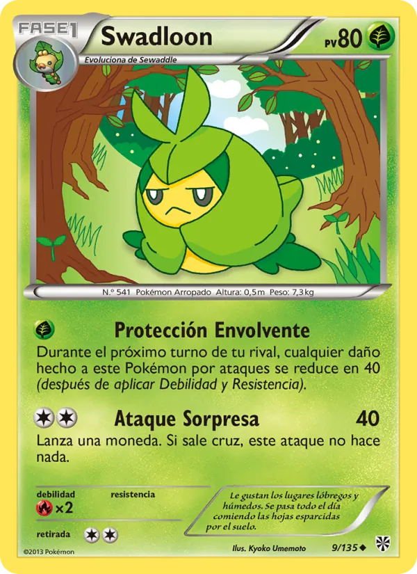 Carta Swadloon de la expansión Tormenta Plasma, número 9/135