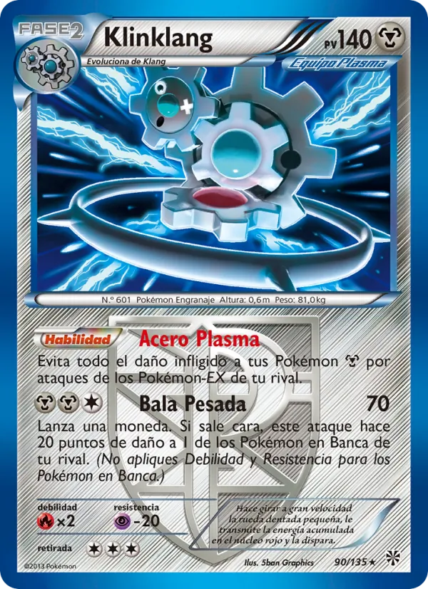Carta Klinklang de la expansión Tormenta Plasma, número 90/135