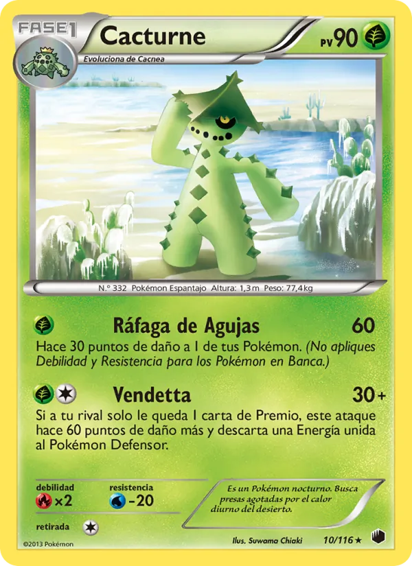 Carta Cacturne de la expansión Glaciación Plasma, número 10/116