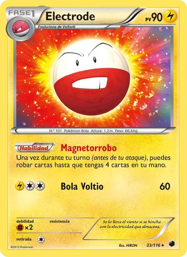 Carta Electrode de la expansión Glaciación Plasma, número 33/116