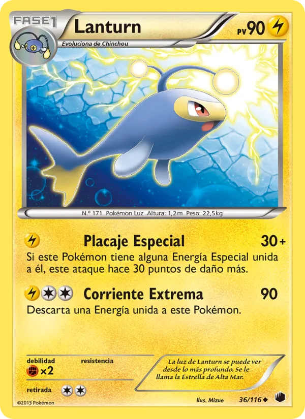Carta Lanturn de la expansión Glaciación Plasma, número 36/116