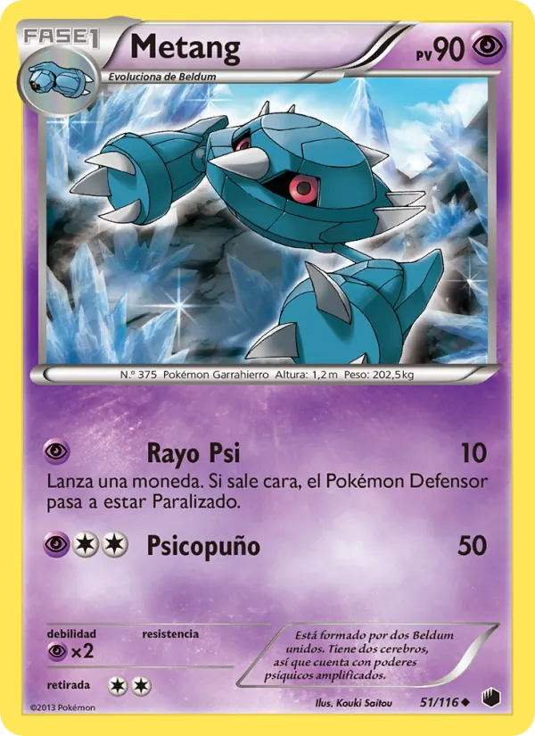 Carta Metang de la expansión Glaciación Plasma, número 51/116