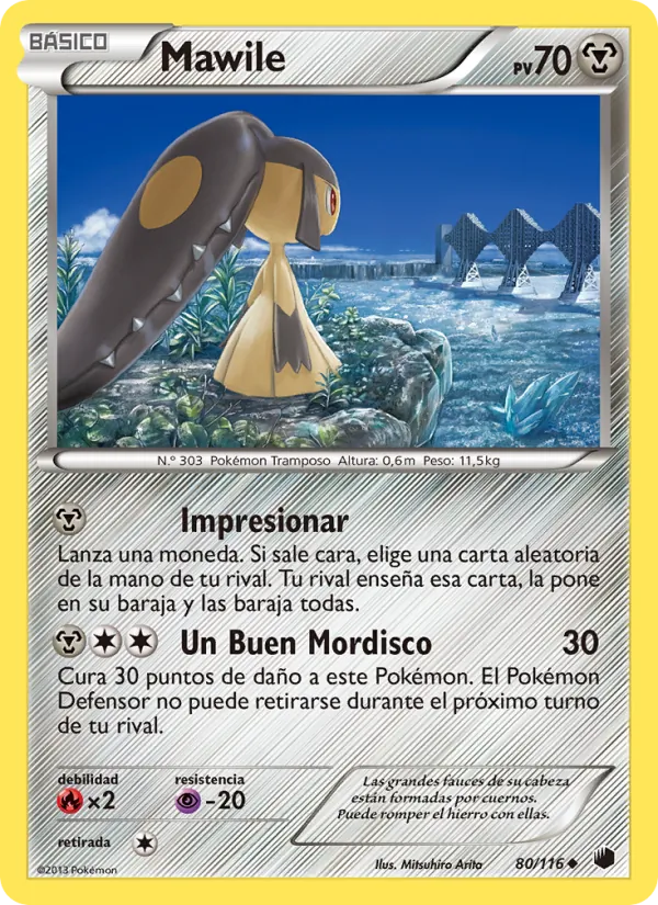 Carta Mawile de la expansión Glaciación Plasma, número 80/116